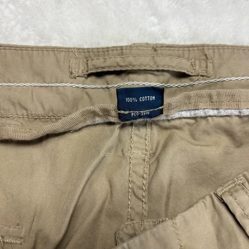 NWT Polo Ralph Lauren Cargo Pants Mens 32 Beige Utility Military Roll Cuff Army